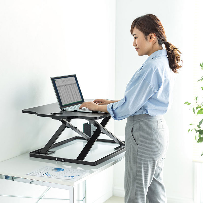 折疊升降桌辦公桌站立電腦桌人體工學增高臺筆記本支架