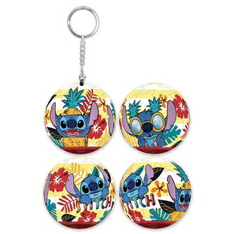 百耘圖 - 史迪奇 Stitch星際寶貝(6)立體球型拼圖鑰匙圈24片 HPD0124153