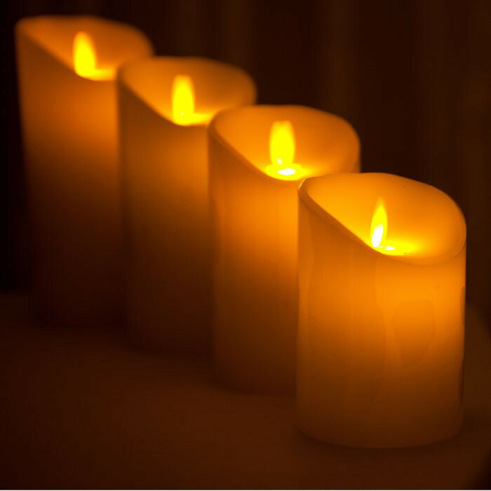 電子蠟燭LED燈火苗燈浪漫生日燭臺表白裝飾求婚道具場景布置創意日本 全館免運