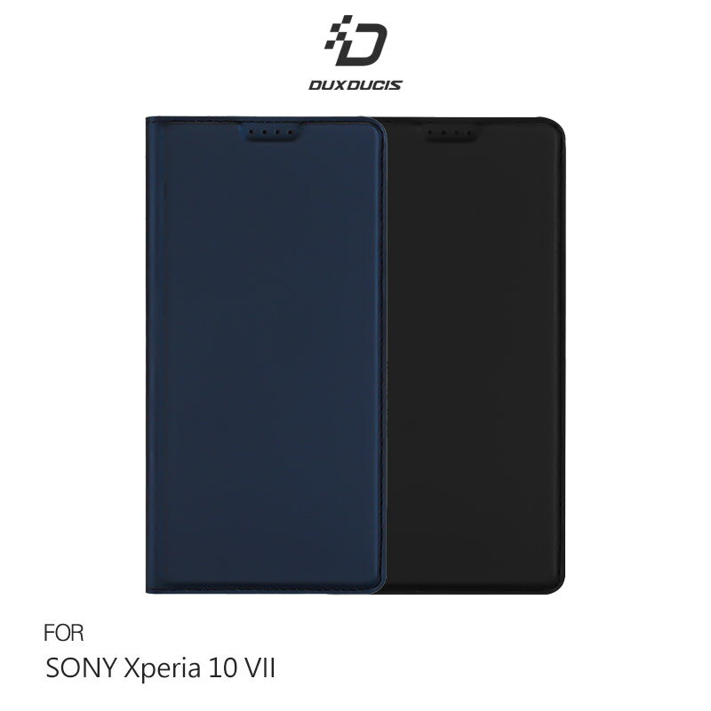 DUX DUCIS SONY Xperia 10 VII SKIN Pro 皮套 側翻皮套 插卡 可立 保護套 手機套 膚感皮套