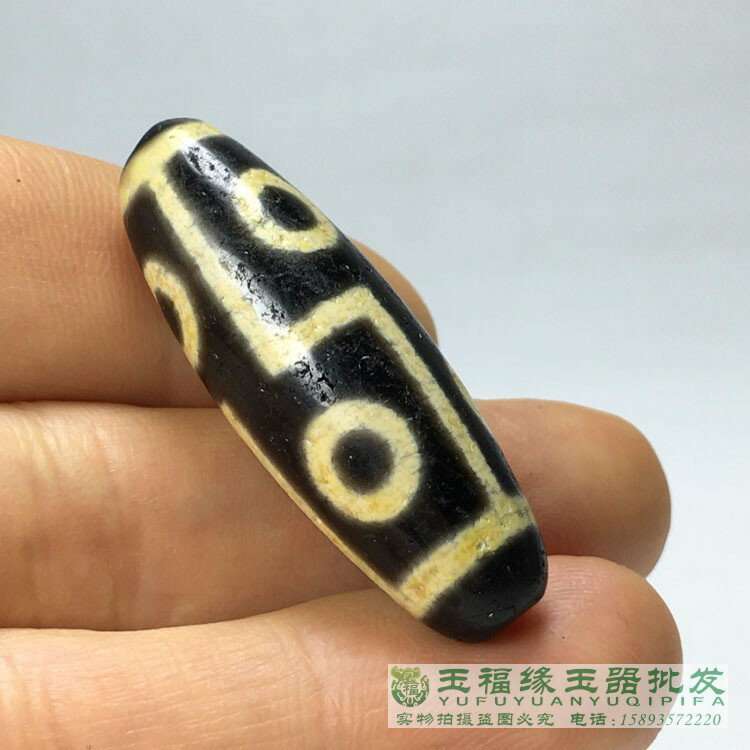 原礦西藏六眼風化紋大孔天珠至純老天珠天然6眼老礦手鏈串吊墜| 協貿