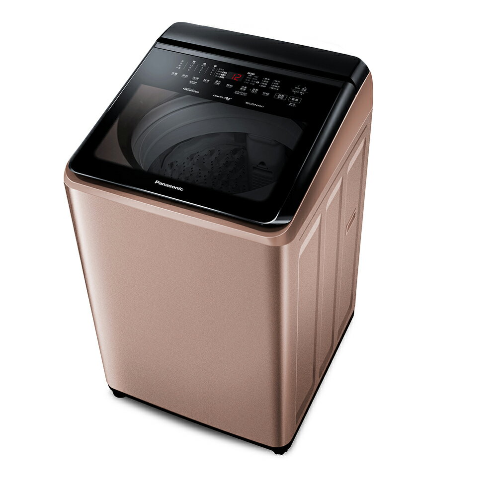 【Panasonic】19公斤智能聯網變頻溫水直立式洗衣機(NA-V190NM-PN)