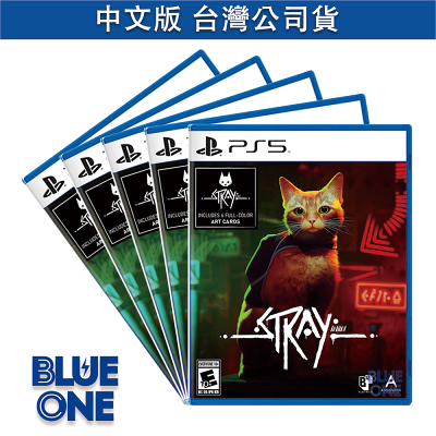 全新現貨 PS5 浪貓 stray 實體光碟片 中文版 遊戲片 BlueOne電玩