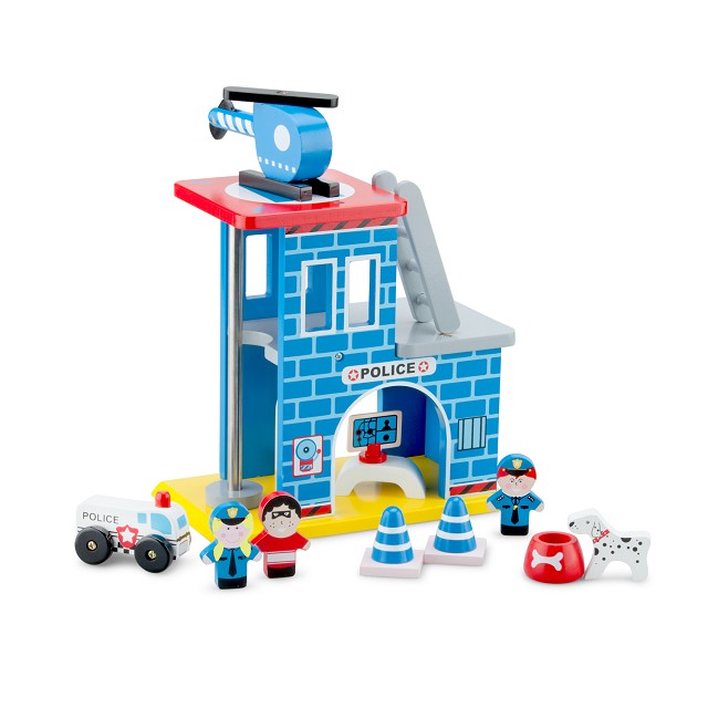 免運費《荷蘭 New Classic Toys》波麗士英雄小隊 警察局木製玩具 東喬精品百貨