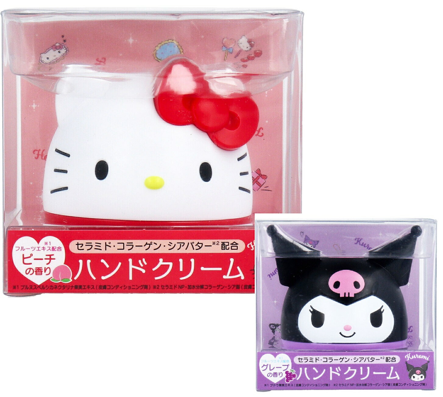 大賀屋 日貨 三麗鷗 Hellokitty 酷洛米 神經醯胺 乳木果油 護手霜 保濕護手霜 護手霜 J00054603