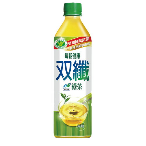 每朝健康雙纖綠茶650ml*24【愛買】