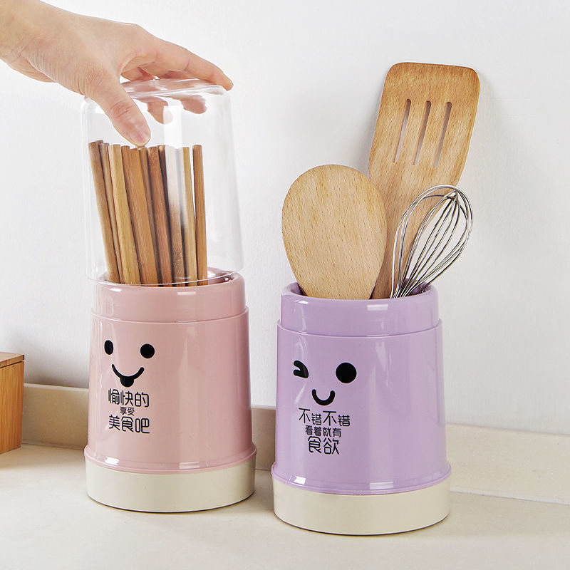 筷子簍置物架籠家用創意收納盒廚房筒瀝水快桶多功能放勺子的餐具