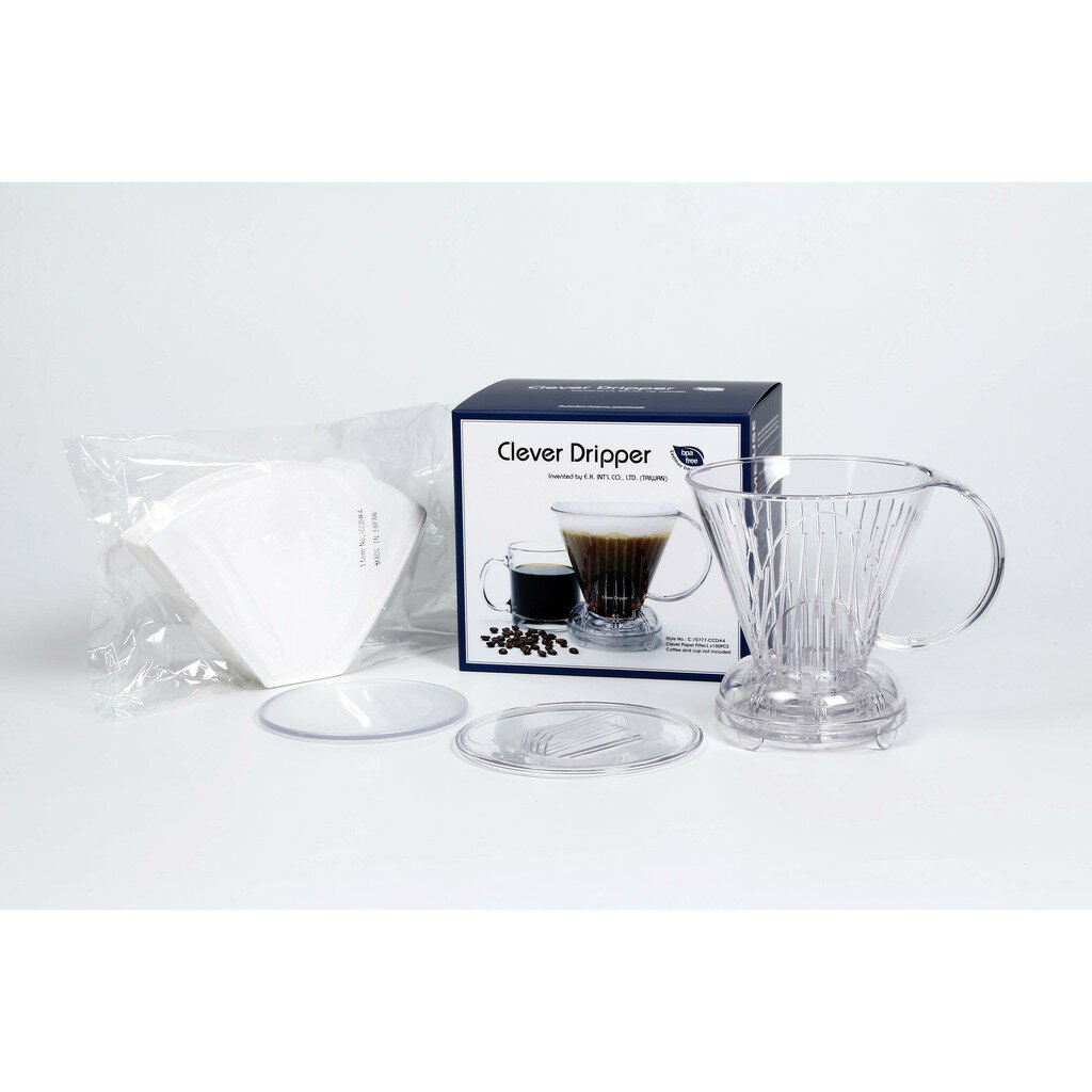 『船鼻子』聰明濾杯 Clever Dripper 浸漬式濾杯 濾杯 玻璃款 Tritan款 贈濾紙+單品豆 30 4