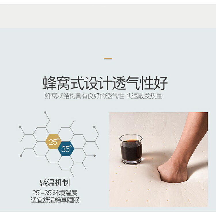 可訂製2022新款 泰國乳膠床墊 乳膠床墊單人 天然乳膠墊 乳膠床墊雙人 6cm 10cm加厚床墊 乳膠床墊 4