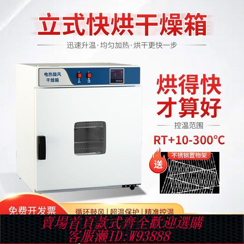 {公司貨 最低價}電熱恆溫鼓風乾燥箱實驗室高溫烘箱小型烘乾機實驗室烤箱定製