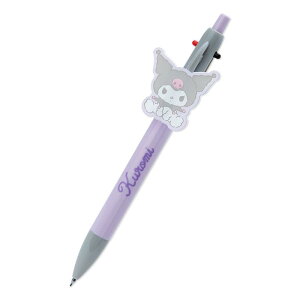 真愛日本 庫洛米 黑美 玩偶風 日本製 雙色筆 自動鉛筆 0.5 原子筆 文具 黑色墨水 紅色墨水 ID104