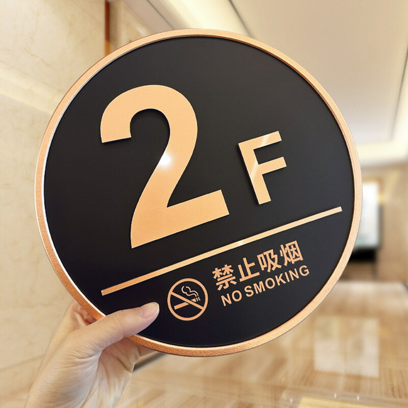 門牌 標示牌 免運 開立發票 亞克力樓層標識牌數字指示牌家用酒店商場小區樓棟牌索引貼門牌號