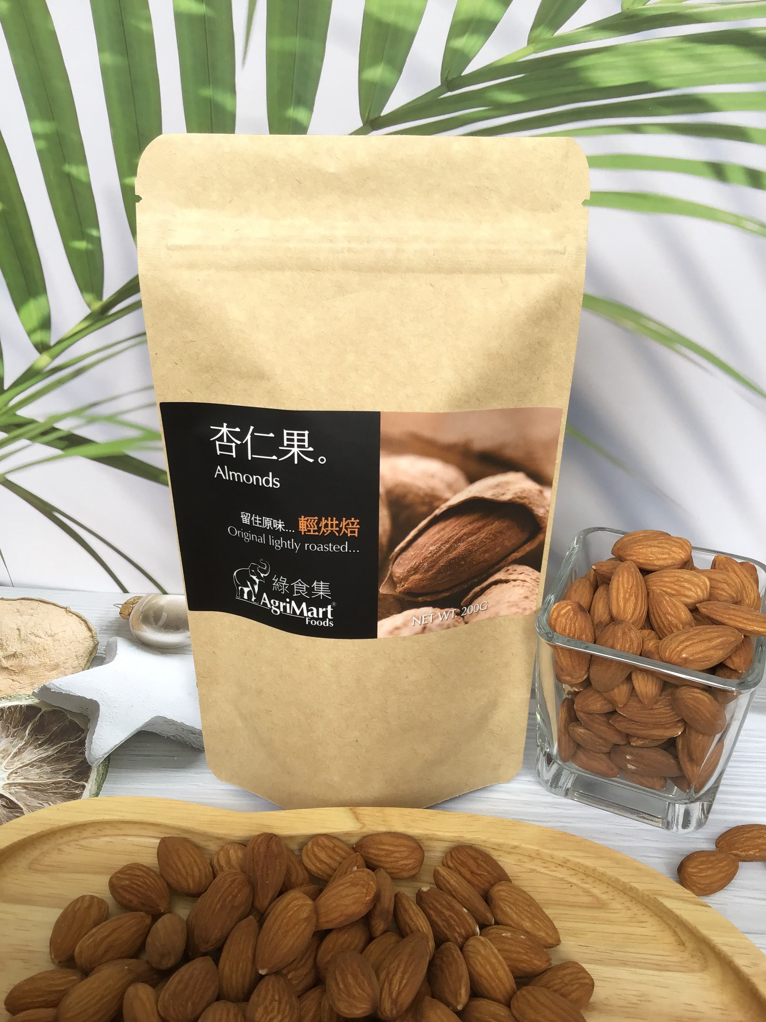 綠食集 輕烘焙 杏仁果 200g