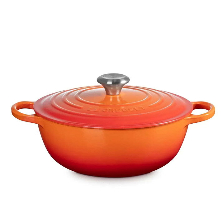 [COSCO代購4] 促銷到5月30號 D144461 Le Creuset 琺瑯鑄鐵媽咪鍋 含鋼頭鍋蓋 28公分 火焰橘