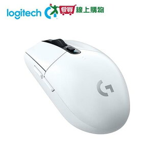 Logitech羅技 電競滑鼠G304-白【愛買】