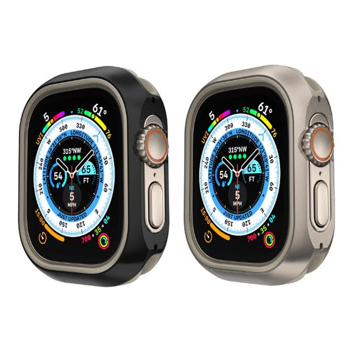 【預購】MAGEASY Apple 蘋果 Watch Ultra/Ultra 2 (49mm) Odyssey 航太鋁合金保護殼 保護套 軍規防摔殼 金屬邊框【限定樂天手機APP下單】