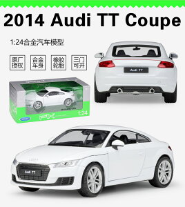 美琪 汽車模型 1:24奧迪 2014 Audi TT Coupe仿真合金汽車模型收藏擺件