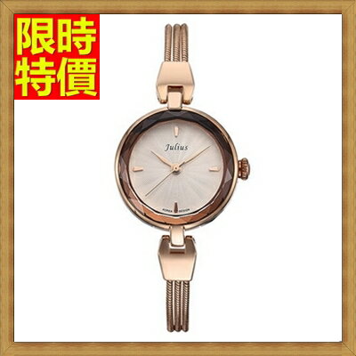 手錶石英錶(手鍊造型)-鋼帶水晶優雅女腕錶5色71r11【獨家進口】【米蘭精品】