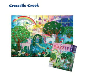 《美國 Crocodile Creek》幻彩雷射拼圖--彩虹小馬 60片 東喬精品百貨