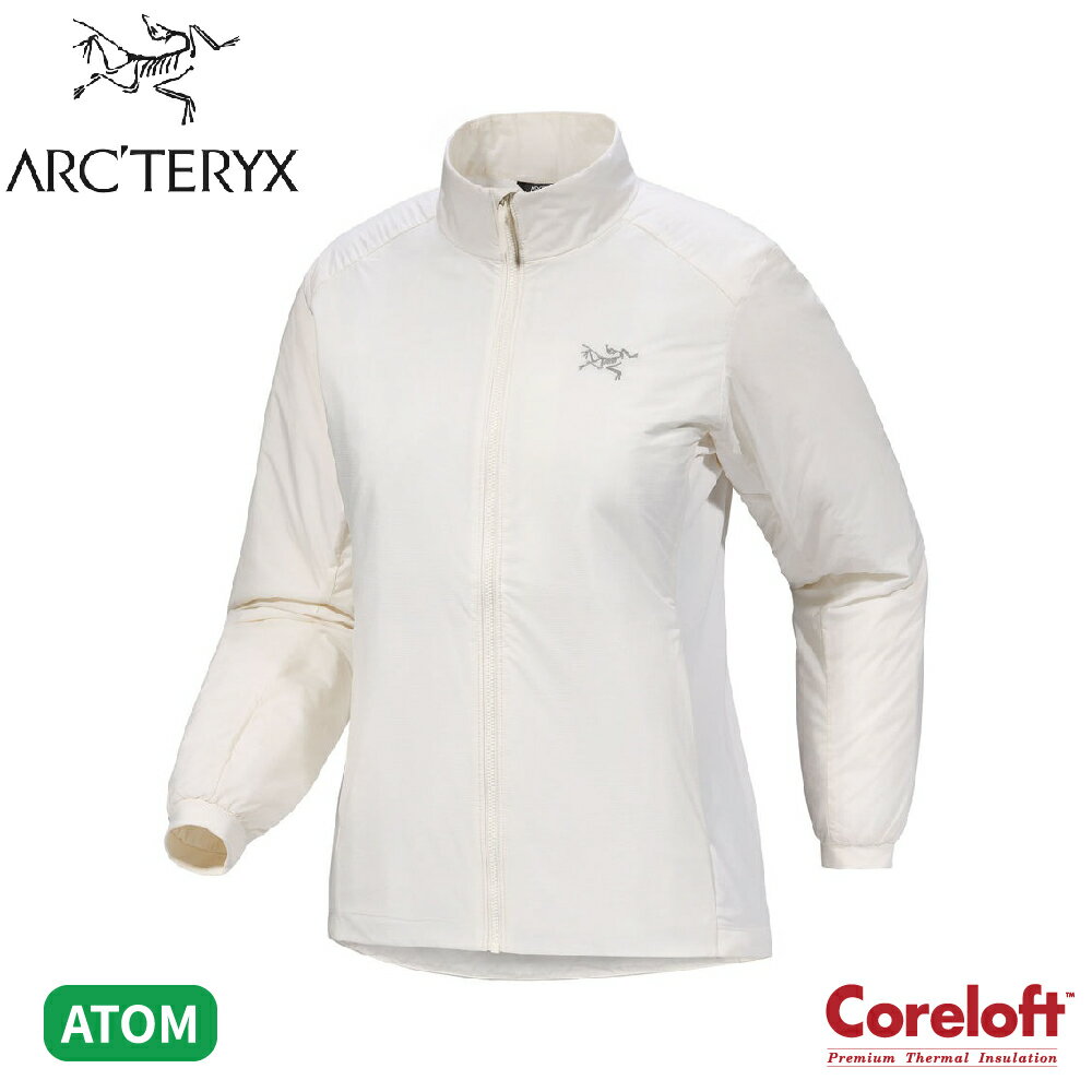 【ARC'TERYX 始祖鳥 女 Atom 化纖外套《絹絲白》】X000009855/防風夾克/保暖外套/衝鋒衣