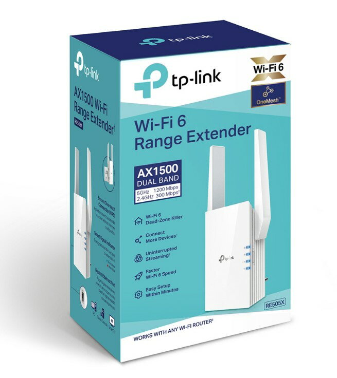 TP-Link 強波器 RE505X 訊號延伸器 AX1500 wifi6 無線 wifi放大器