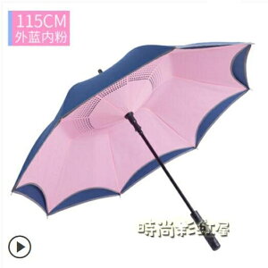 雨傘長柄男女雙層自動大號超大三人加固防風商務傘雙人廣告定制傘