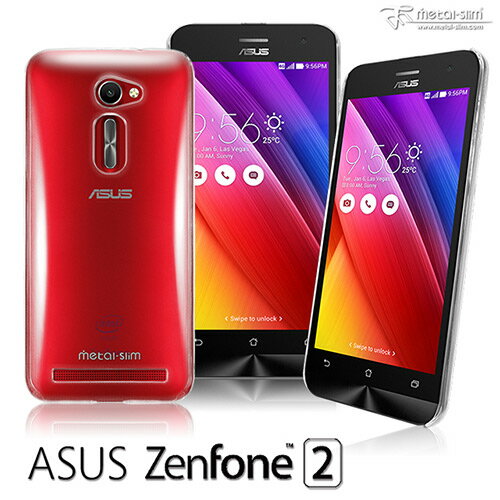 【UNIPRO】Metal-Slim 華碩 ZenFone2 5吋 高抗刮PC透明系列保護殼 奈米抗刮材質