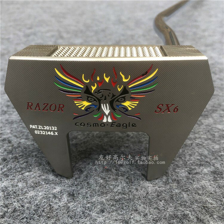 日本原裝Cosmo eagle刮鬍刀高爾夫推桿 高爾夫球桿男 E型牛角推桿