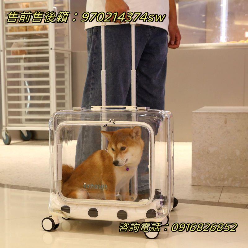 Bethanath貓包太空艙透明寵物便攜推車貓拉桿箱籠子狗狗外出箱子