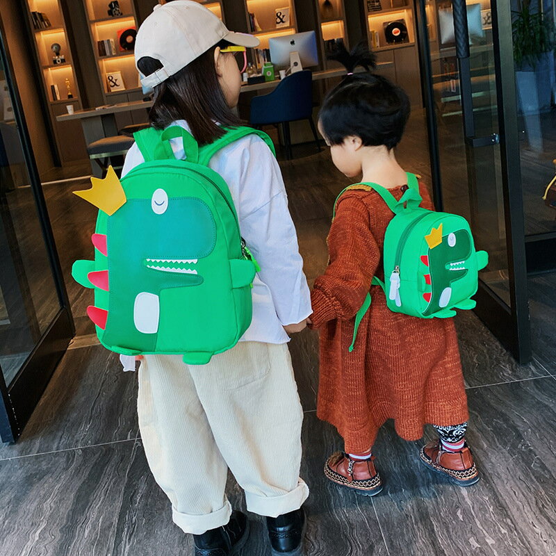 香彩兒童寶寶恐龍小揹包男孩帥氣女孩男童書包幼兒園2021新款雙肩