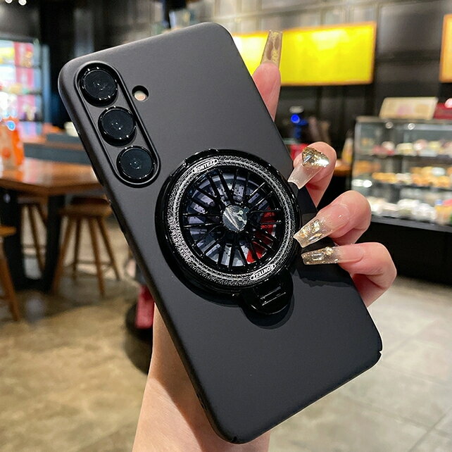 旋轉陀螺磁吸支架 三星 Galaxy S24 Ultra 手機殼 S23 Plus 全包防摔殼 保護殼 解壓殼 pc硬殼