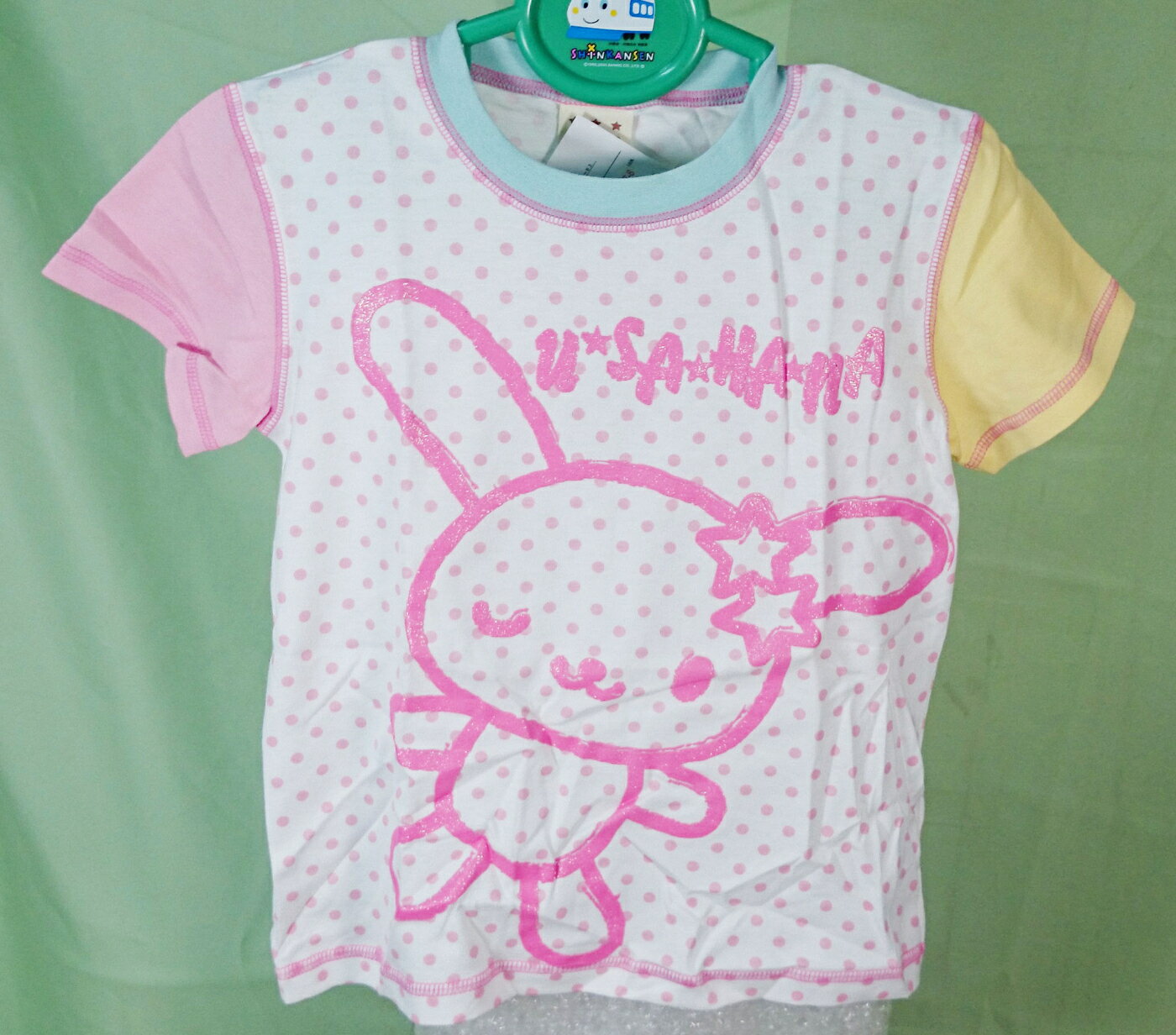 【震撼精品百貨】 花小兔 U-Sa-Ha-Na 短T 點點 震撼日式精品百貨