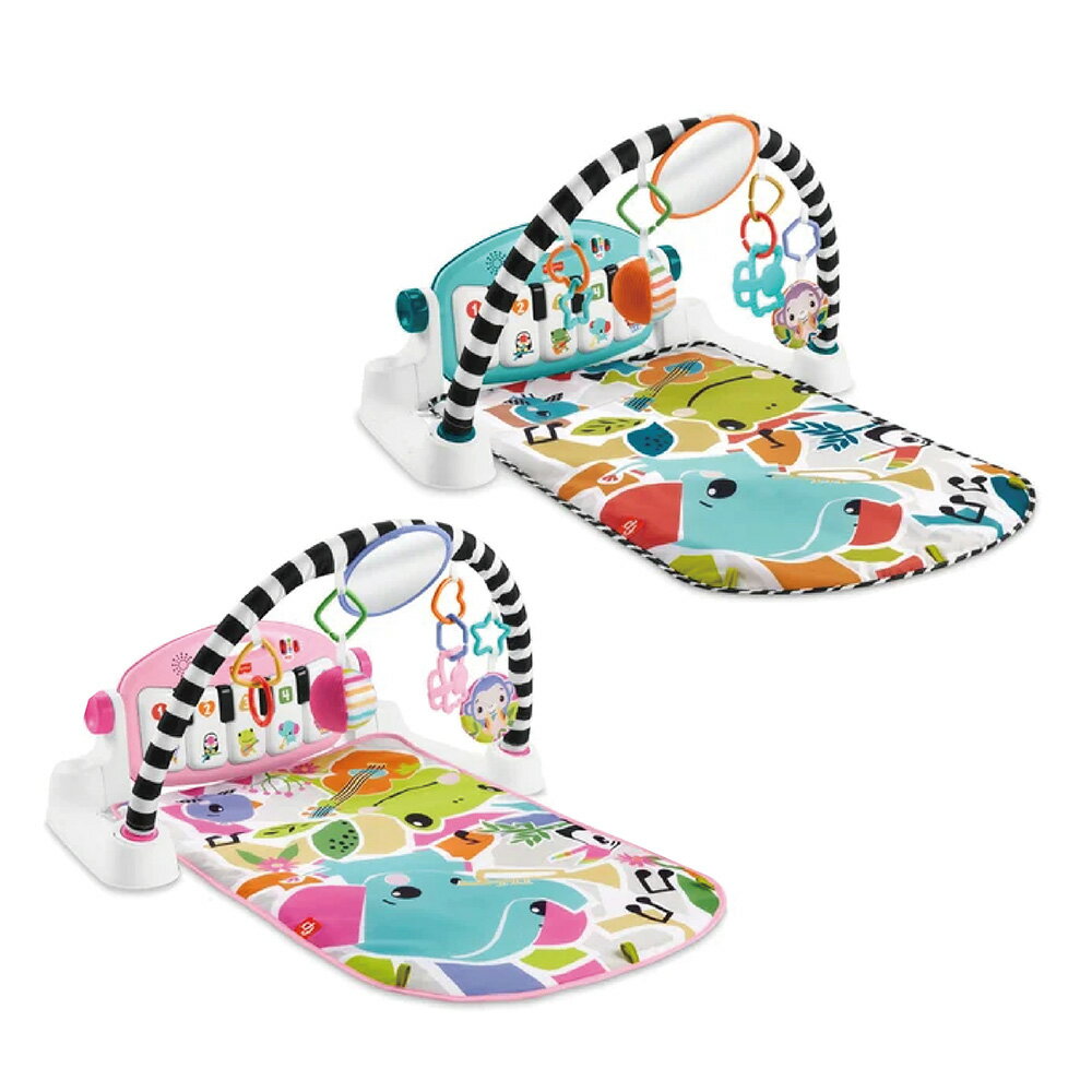 Fisher-Price 費雪 可愛動物鋼琴健身器｜2色可選【悅兒園婦幼生活館】