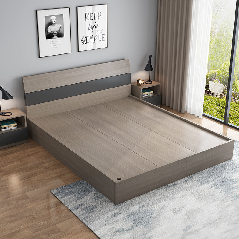 床現代簡約榻榻米床1.8米主臥大床1.2米家用床箱收納儲物床雙人床