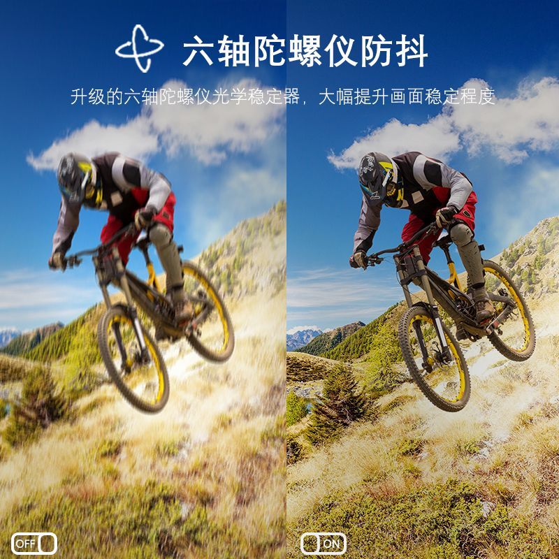 SJCAM速影SJ6Pro運動相機雙屏4K/60摩托車記錄儀高畫質攝像360全景-創美