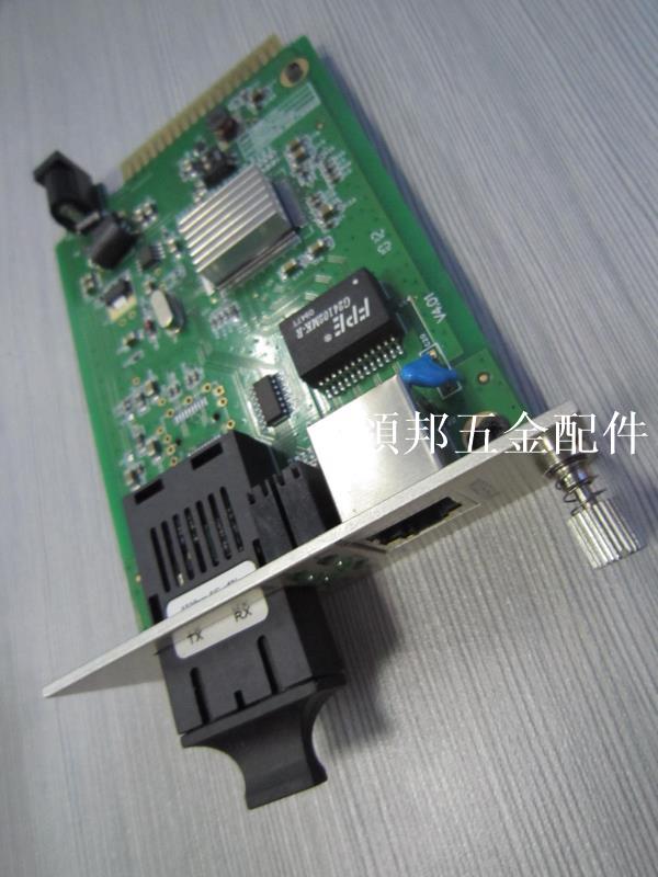 HTB-GS-03機架式光纖千兆單模雙纖插卡式20KM光電收發器收發卡式[領邦五金配件]