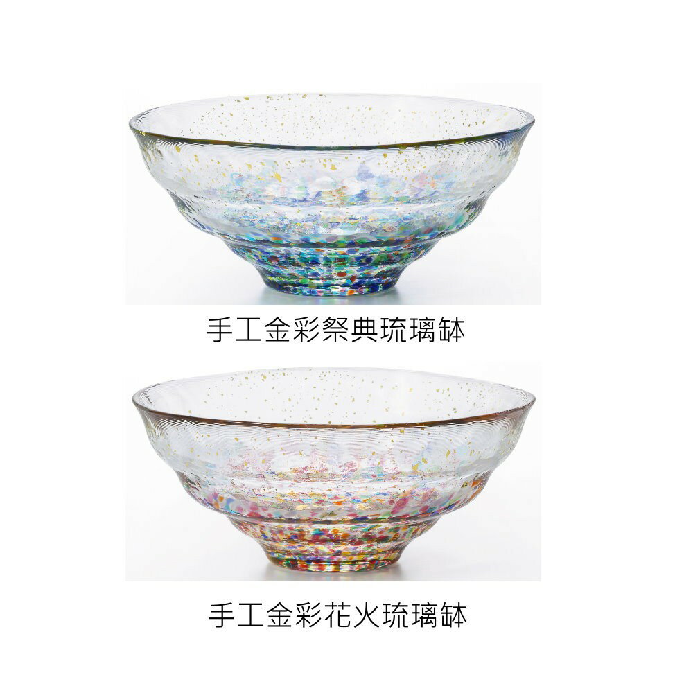 日本津輕 手工金彩琉璃缽 兩款 金益合Drinkeat