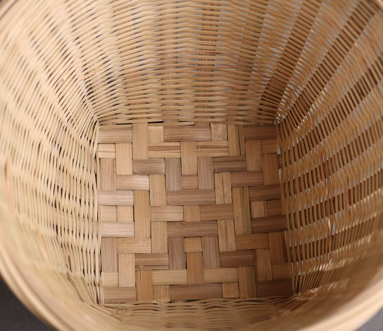 包郵竹編小籮筐家用純手工竹編筐籃小家居桌面擺件零食雜物收納筐 3