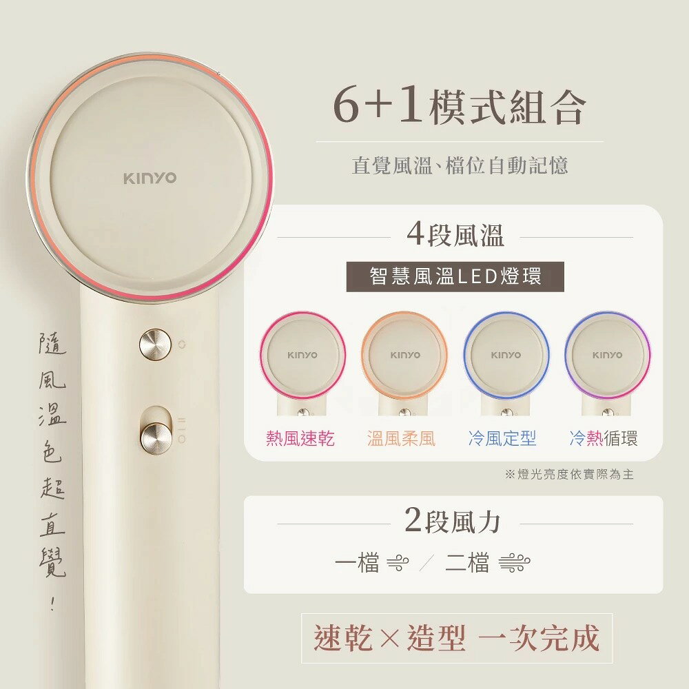 〖KINYO〗 輕潤負離子無刷吹風機 (KH) 高速大風量 折疊 負離子 |低噪音 4