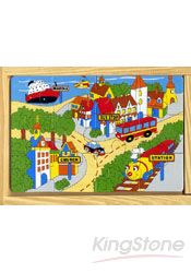 美麗世界英文學習拼圖盒