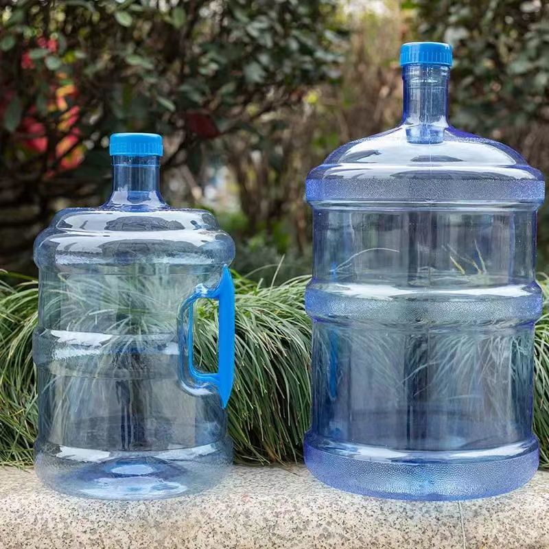 家用飲水機桶加厚手提式帶蓋桶裝水桶純凈水桶自助打水桶食品級桶