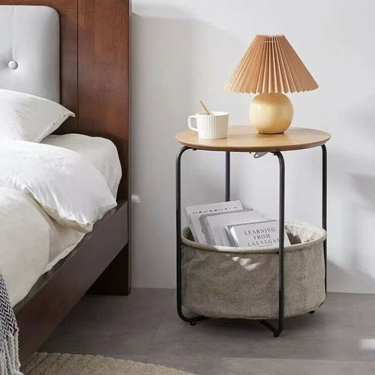 客廳床頭置物架床邊臥室床頭櫃小戶型簡約傢用折疊傢用網紅