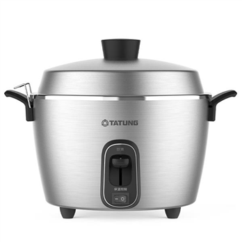 (附贈轉接插頭) 大同 220V異電壓 6人份電鍋 TAC-06R-MMV2L (霧鋼)  外鍋/全配件皆為SUS304不鏽鋼 大陸、 東南亞、歐洲用電鍋