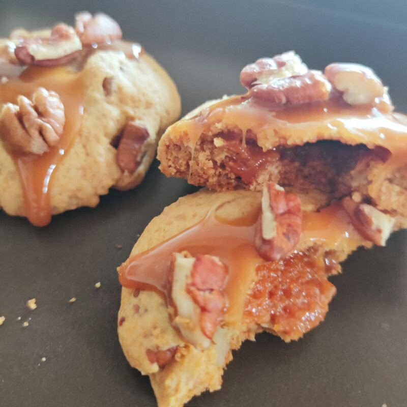【BakerShop 貝克夏】胡桃焦糖手工餡餅 || 袋裝225克，約5塊 0