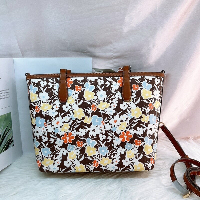 美國代購 臺灣現貨 Tory Burch 小金logo 拉鍊托特包 肩揹包【送禮精選★APP下單點數4倍送】