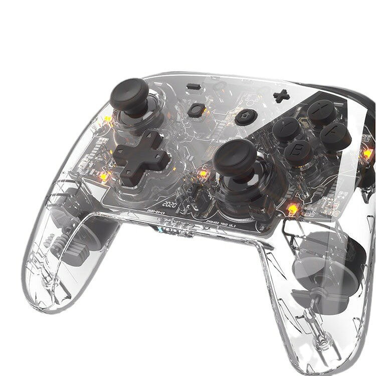 良值switch PRO手柄 震動連發無線藍芽透明遊戲手柄 五代手柄【北歐居家生活】