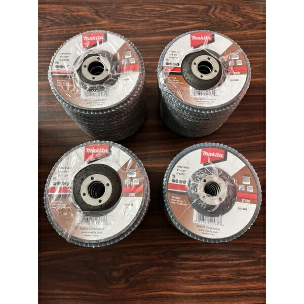 MAKITA 牧田 公司貨 D-63731 100mm 砂布輪 金屬 PVC用