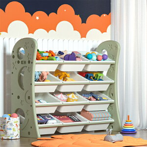 兒童玩具收納架大容量超大整理柜家用客廳寶寶置物架多層分類書架