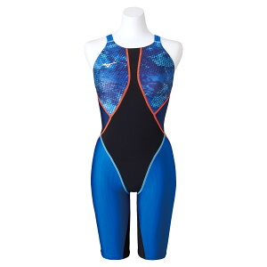 MIZUNO FX SONIC SYNERGY 女連身泳衣 競賽型 N2MGA23182 深藍x藍【iSport愛運動】
