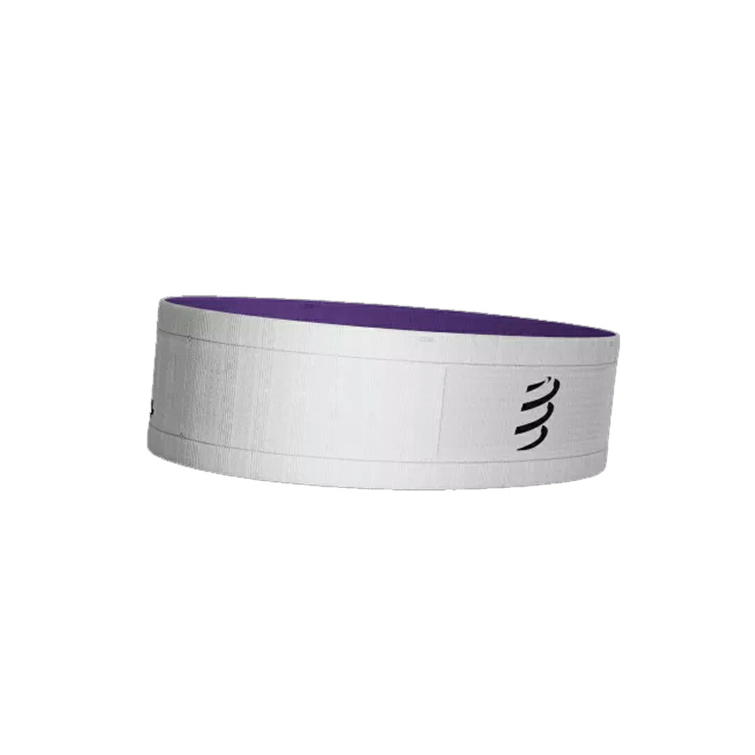 《Compressport 瑞士》窄版自由腰帶 FREE BELT 2.0 (雙面印刷) 白丁香紫
